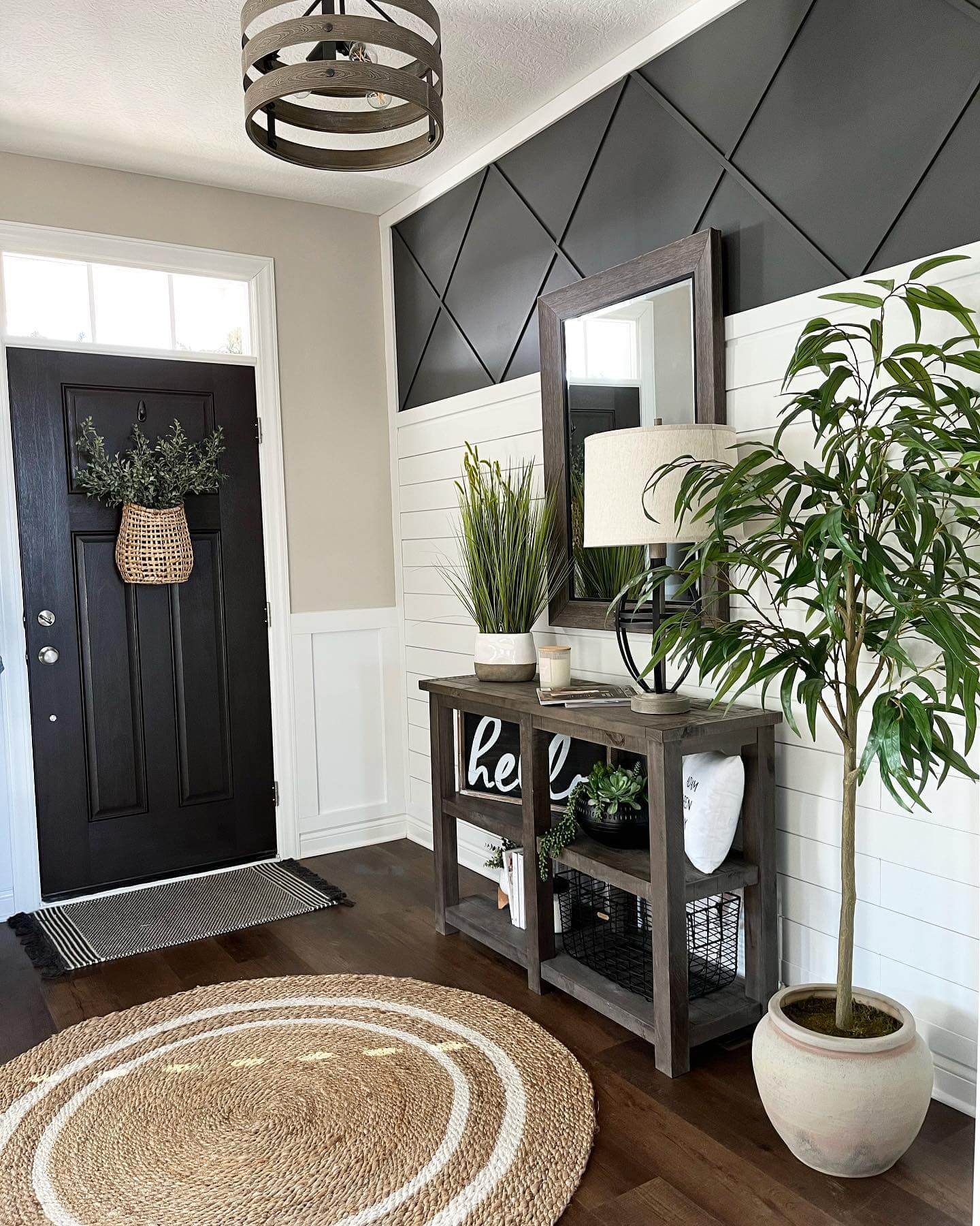 Welcome Guests with a Woven Basket on Your Door