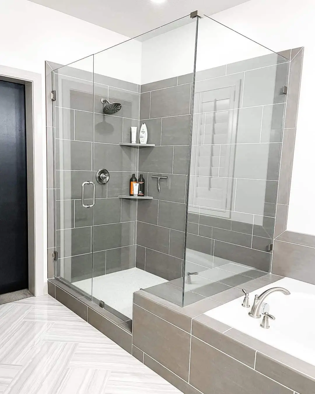 Corner Shower Shelves Keep Toiletries Within Reach