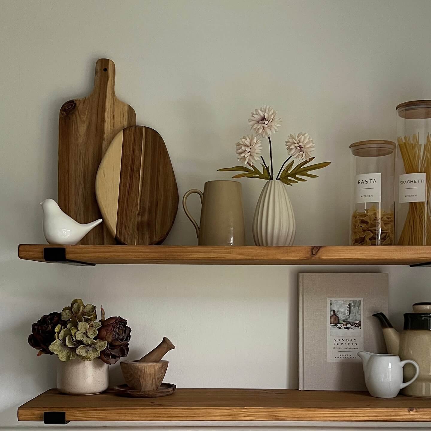 Lean Cutting Boards for Layered Visual Interest