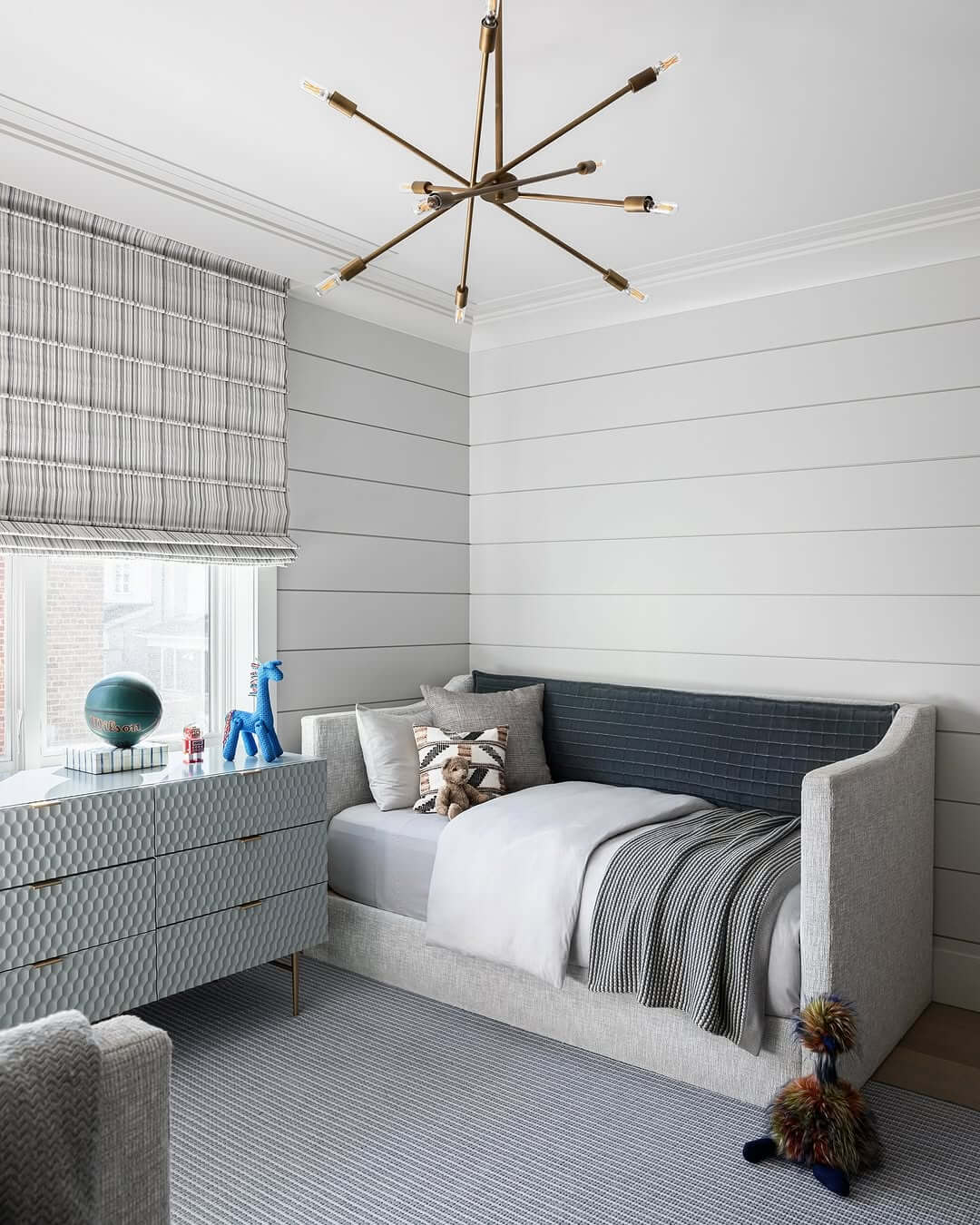 Hexagonal Dresser Adds Sculptural Interest to Walls