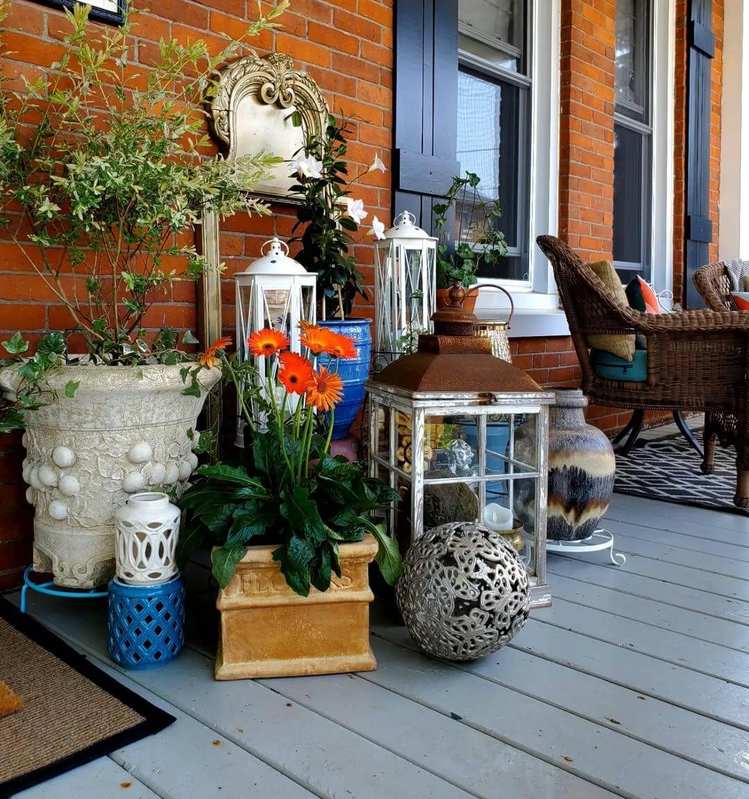Ornate Lanterns Add Layered Light and Texture