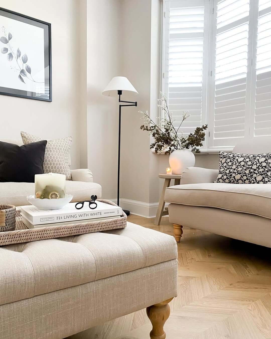 Tufted Ottoman Offers Hidden Storage and a Soft Surface