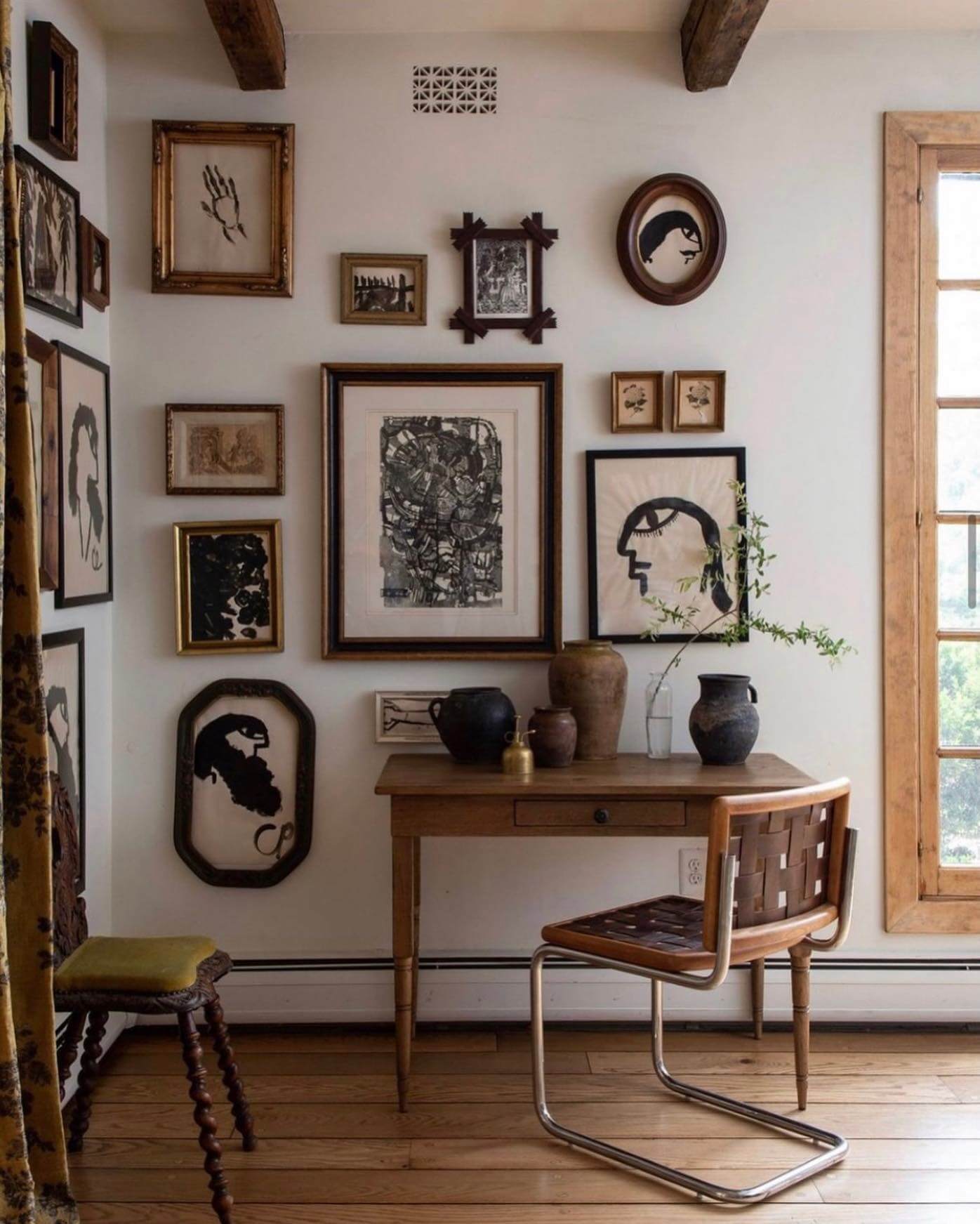 Silhouettes and Abstract Faces to Frame Your Desk Space